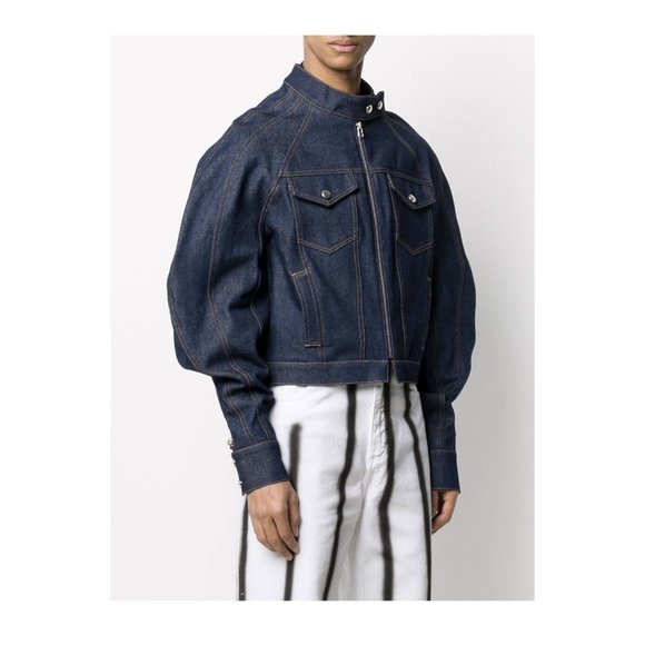 Eckhaus Latta Puff Sleeve Denim Jacket - Picture 5 of 13